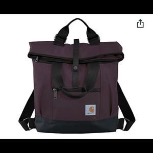 Carhartt Legacy Women's Hybrid Convertible Backpack Tote Bag, Wine